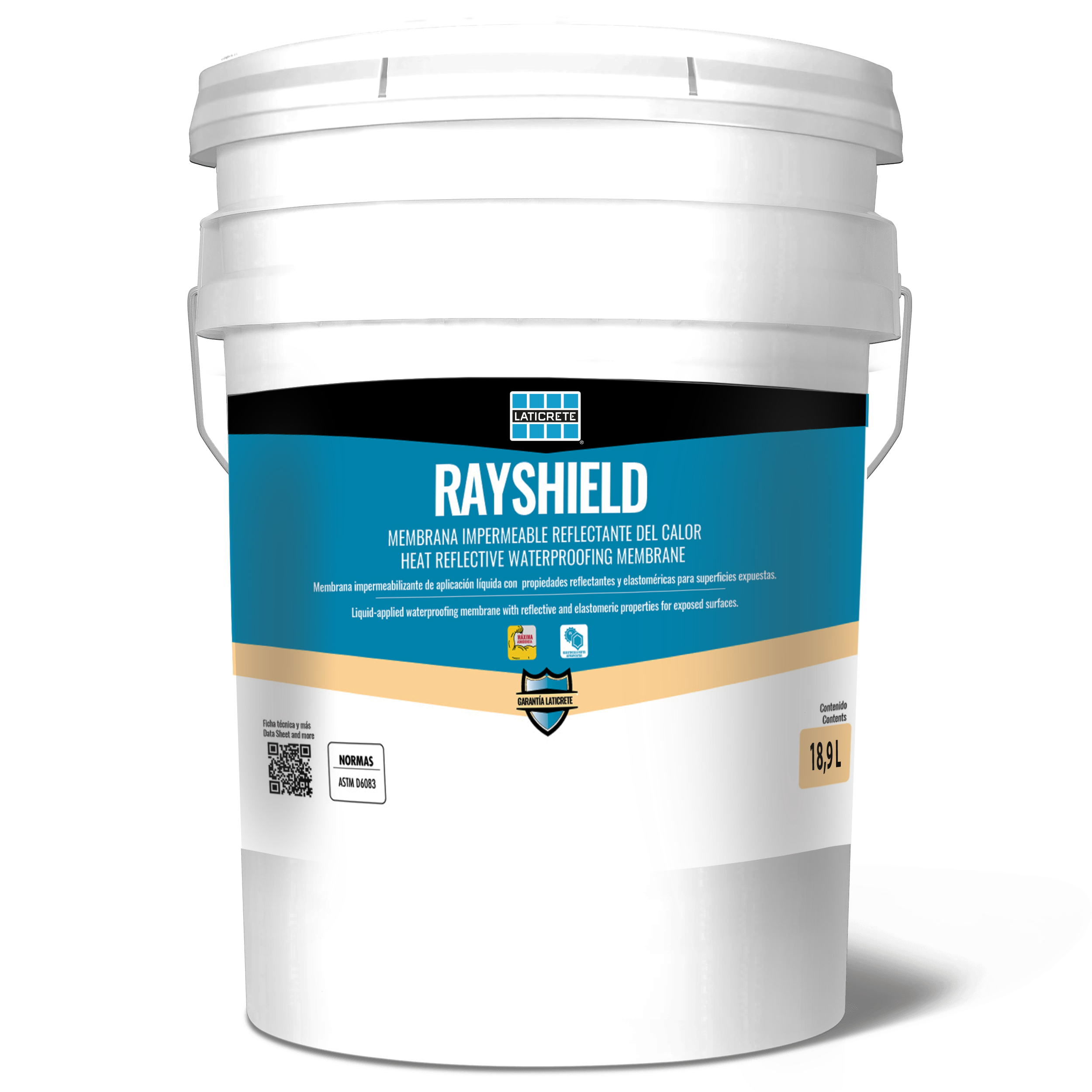 RAYSHIELD HEAT-REFLECTIVE WATERPROOFING MEMBRANE